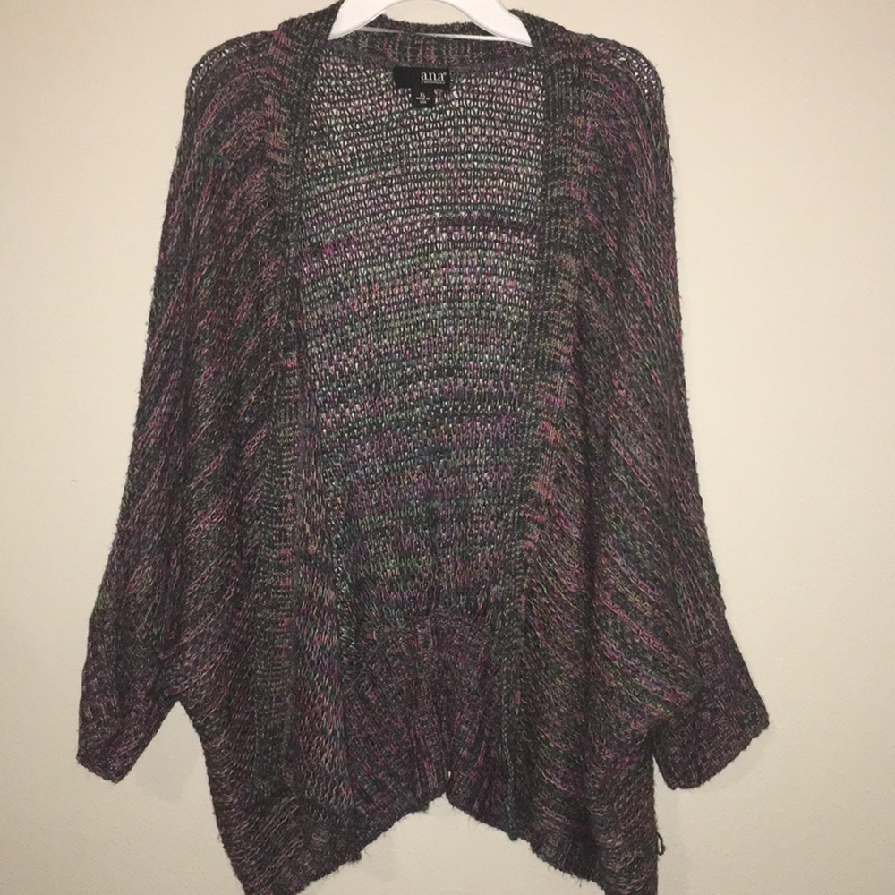 Colorful oversized cardigan